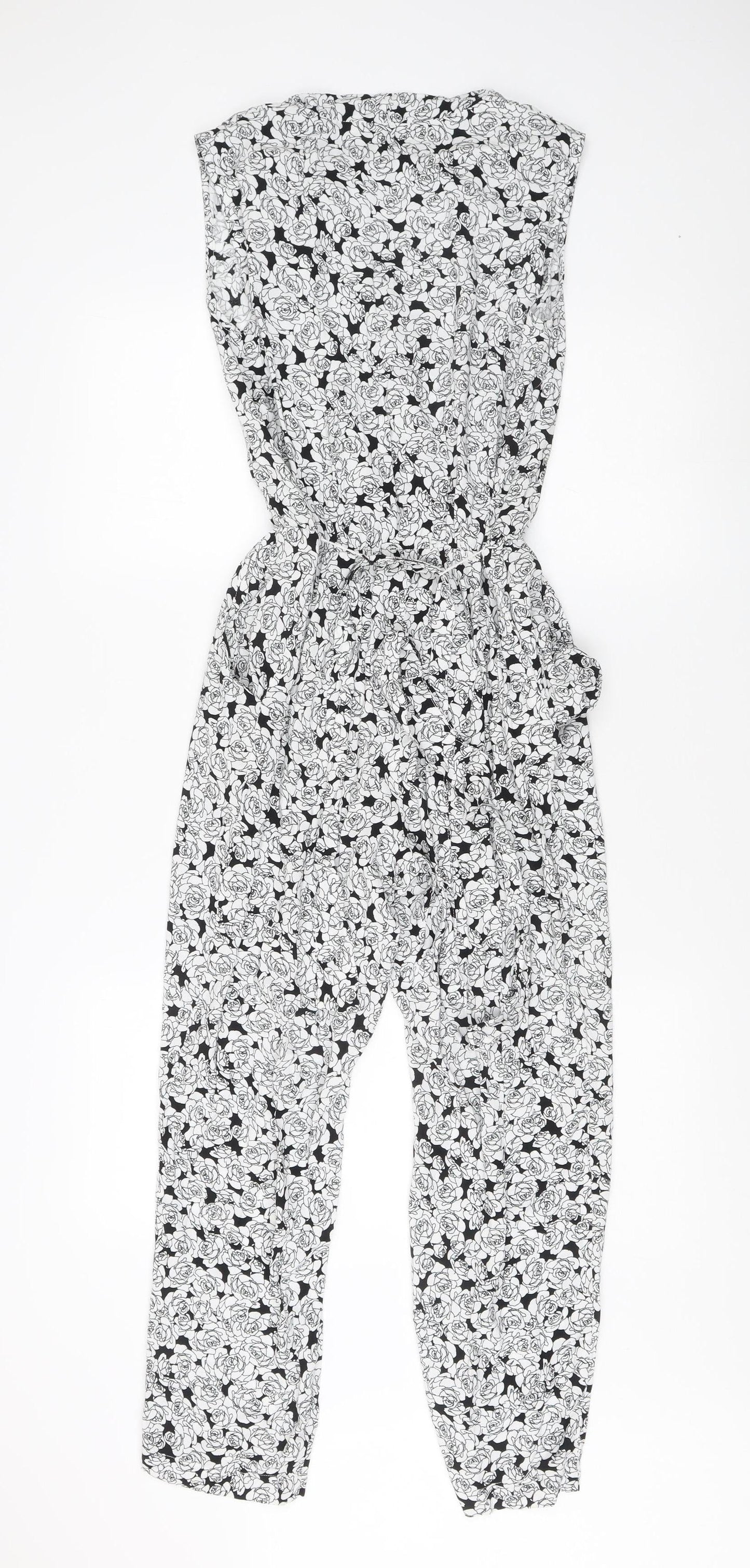 Marks and Spencer Women's Floral Jumpsuit Size 8