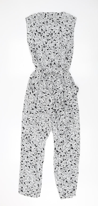 Marks and Spencer Women's Floral Jumpsuit Size 8