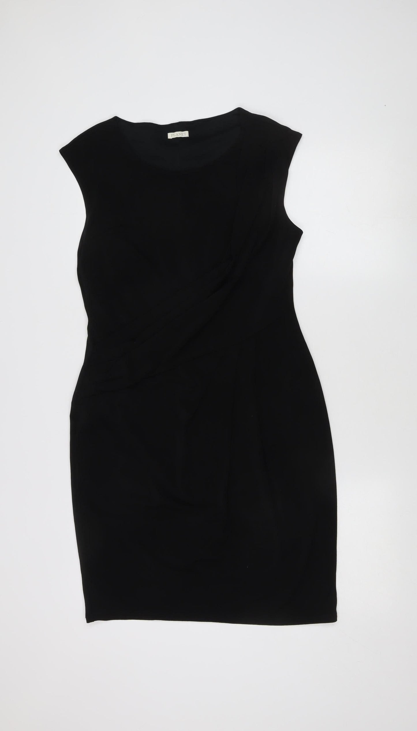 Planet Women's Black Sleeveless Sheath Dress Size 10