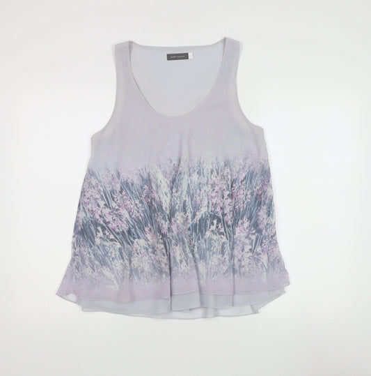 Womens UK Size 12 Mint Velvet Multicoloured Basic Tank