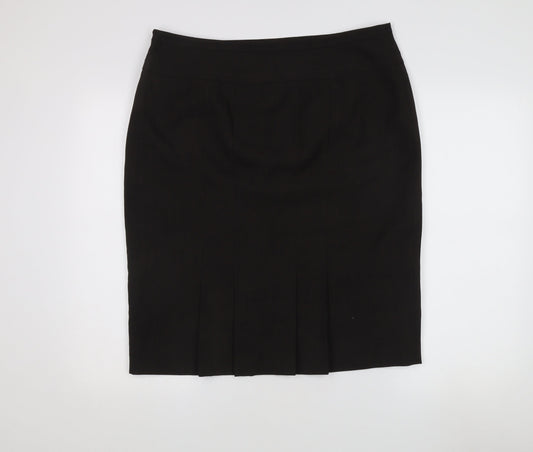 Debenhams Women's Black Pencil Skirt Size 16