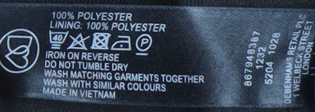 Debenhams Women's Black Pencil Skirt Size 16