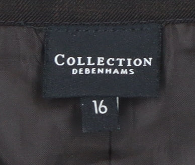 Debenhams Women's Black Pencil Skirt Size 16