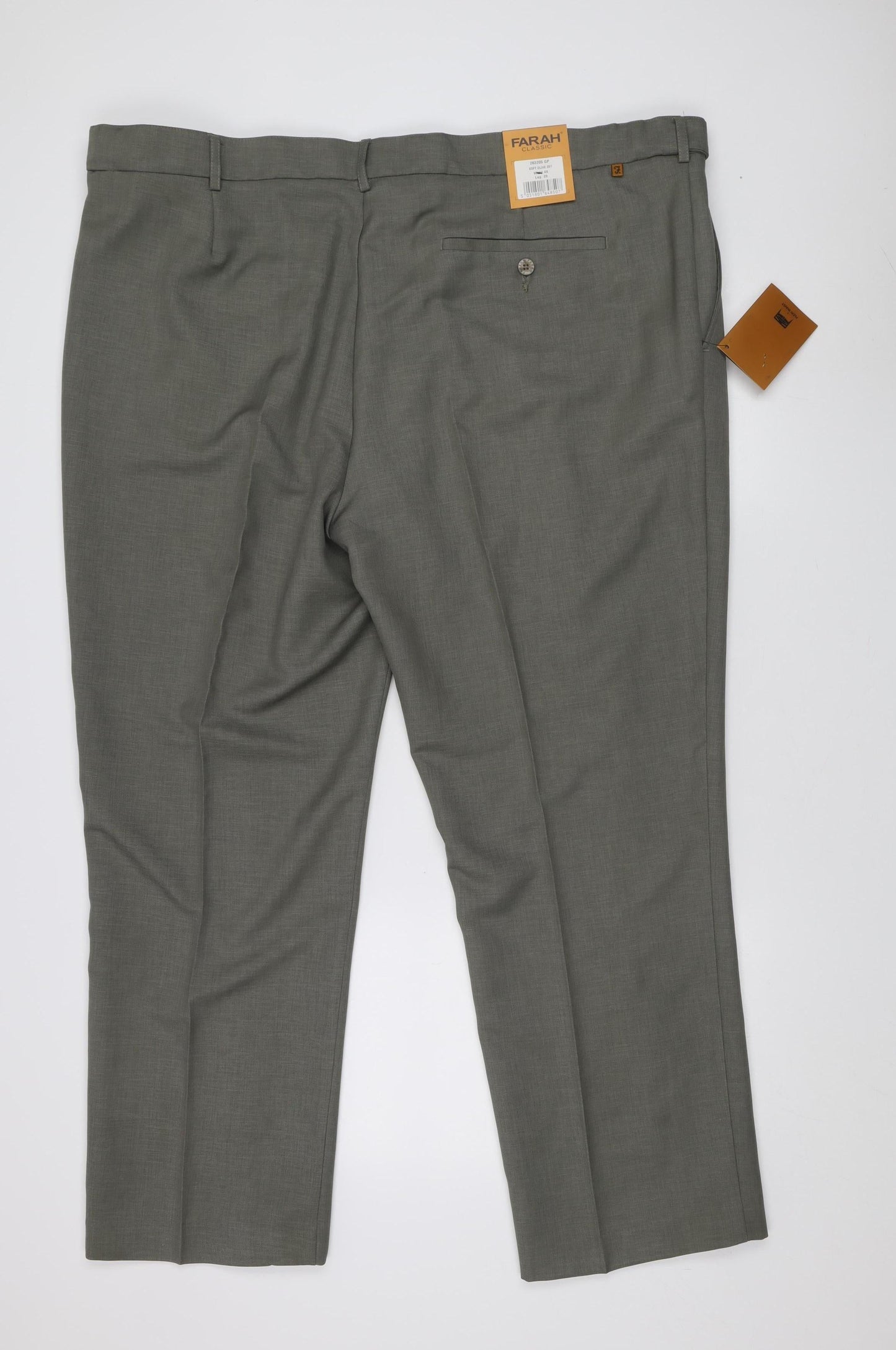Farah Men's Grey Classic Dress Pants Size 46