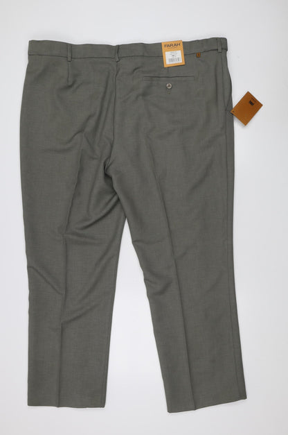 Farah Men's Grey Classic Dress Pants Size 46