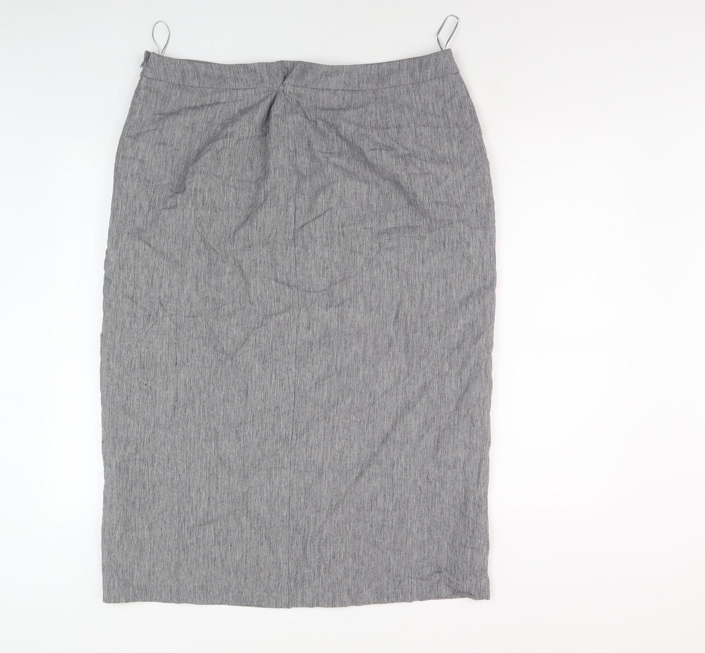 Jaeger Women's Grey Pencil Skirt Size 18 - Business Wear