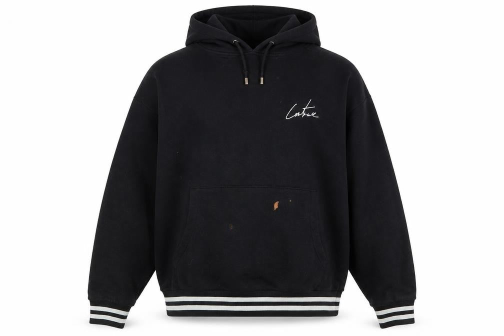 Mens UK Size M The Couture Club Black Pullover Hoodie