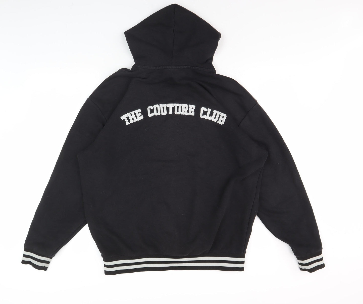 The Couture Club Men's Black Graphic Print Hoodie M