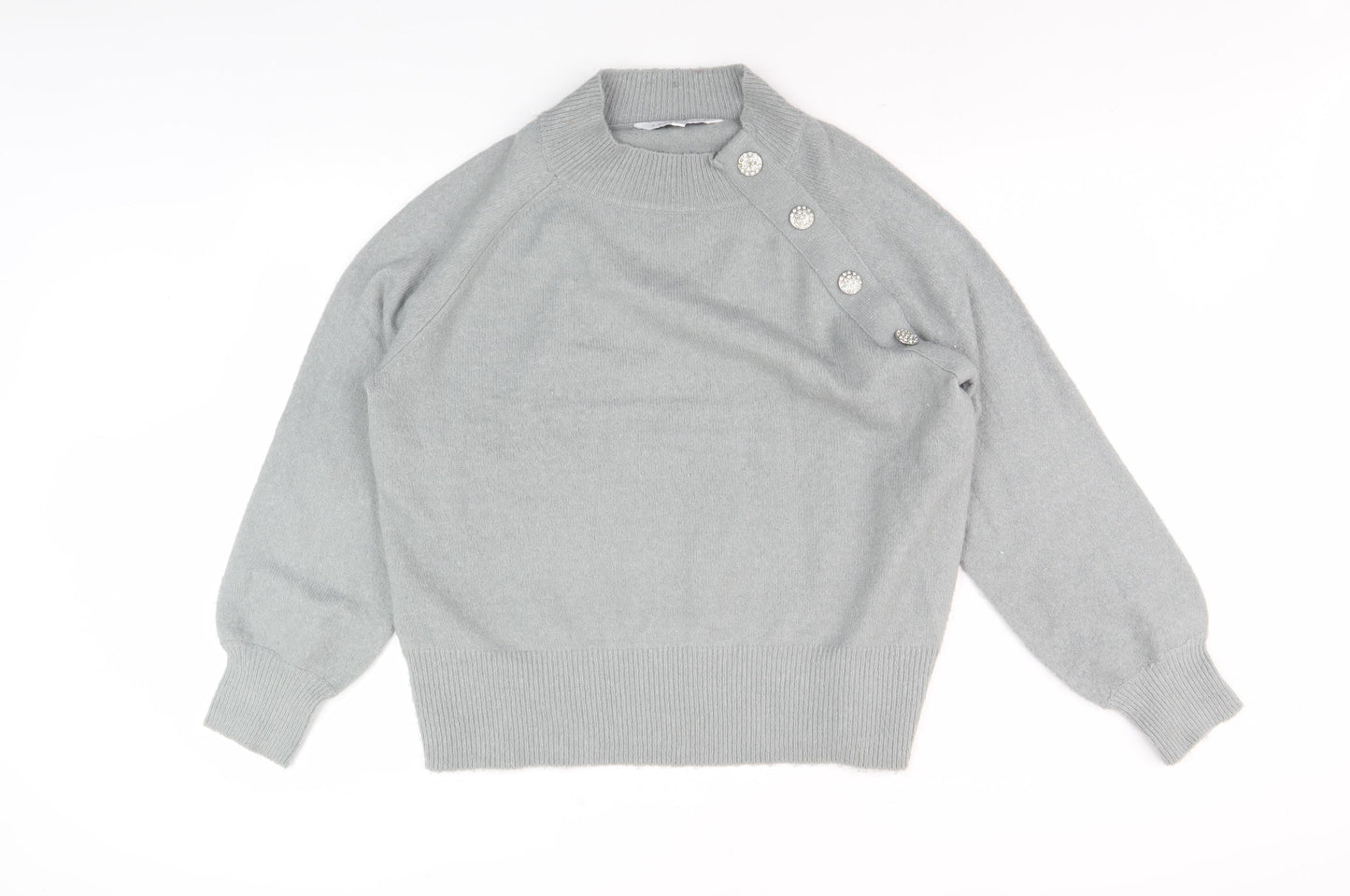 Womens UK Size M Amara Reya Grey Pullover Jumper