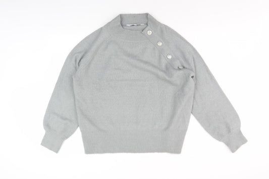 Womens UK Size M Amara Reya Grey Pullover Jumper