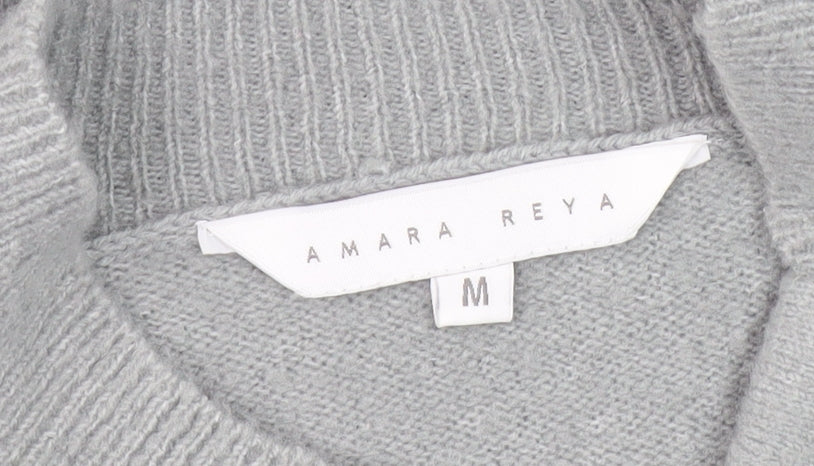 Womens UK Size M Amara Reya Grey Pullover Jumper