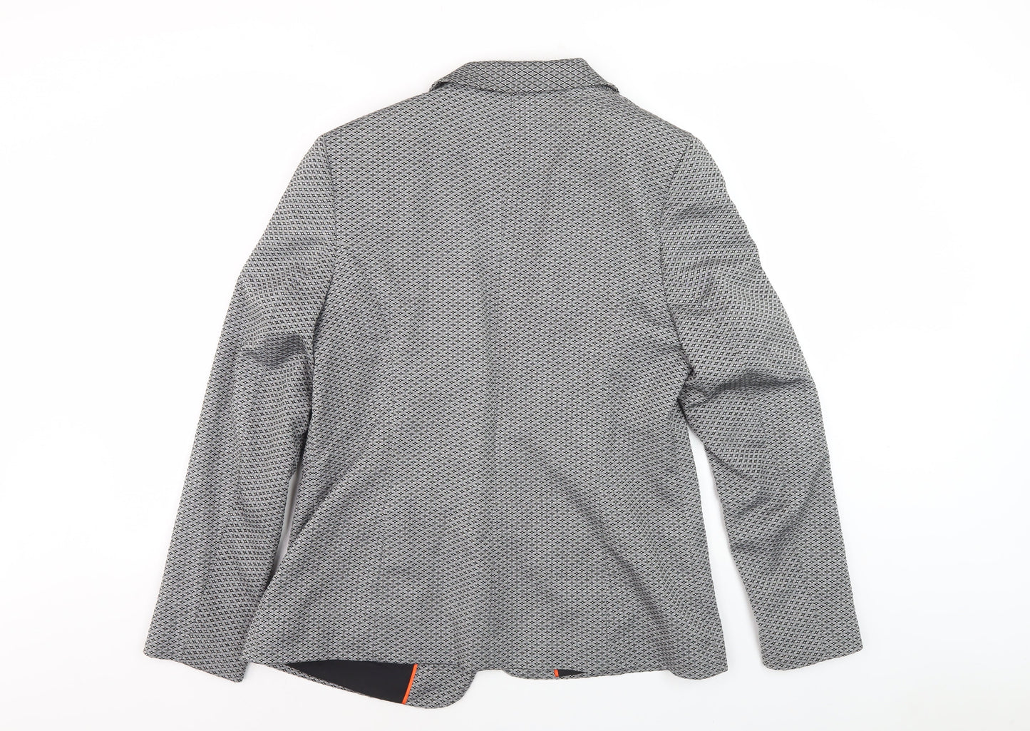 Next Women's Black Blazer Jacket Size 16 Geometric Business