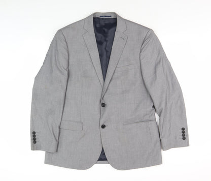 Tailor & Cutter Men's Grey Blazer - 40S Regular Fit