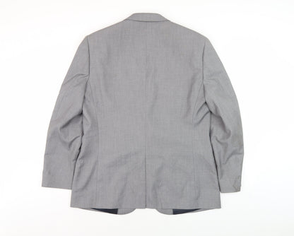 Tailor & Cutter Men's Grey Blazer - 40S Regular Fit