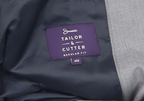 Tailor & Cutter Men's Grey Blazer - 40S Regular Fit