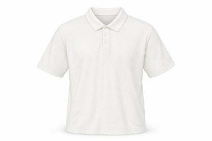 Cotton Traders Men's White Polo, Size M, Short Sleeve