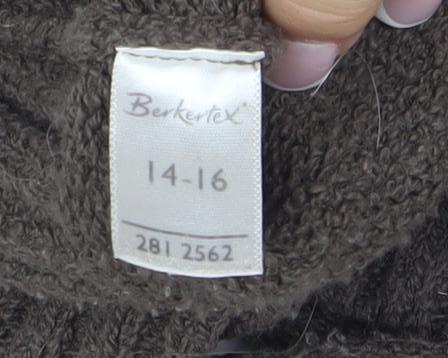 Womens UK Size 14 Berketex Brown Basic Jacket