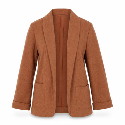 Womens UK Size 12 Dorothy Perkins Brown Basic Jacket