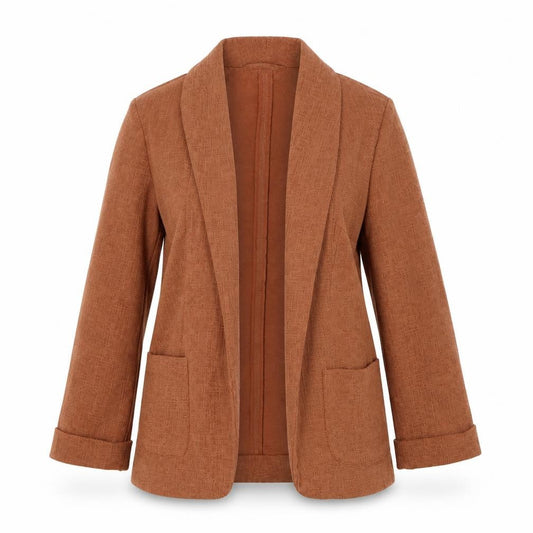 Womens UK Size 12 Dorothy Perkins Brown Basic Jacket