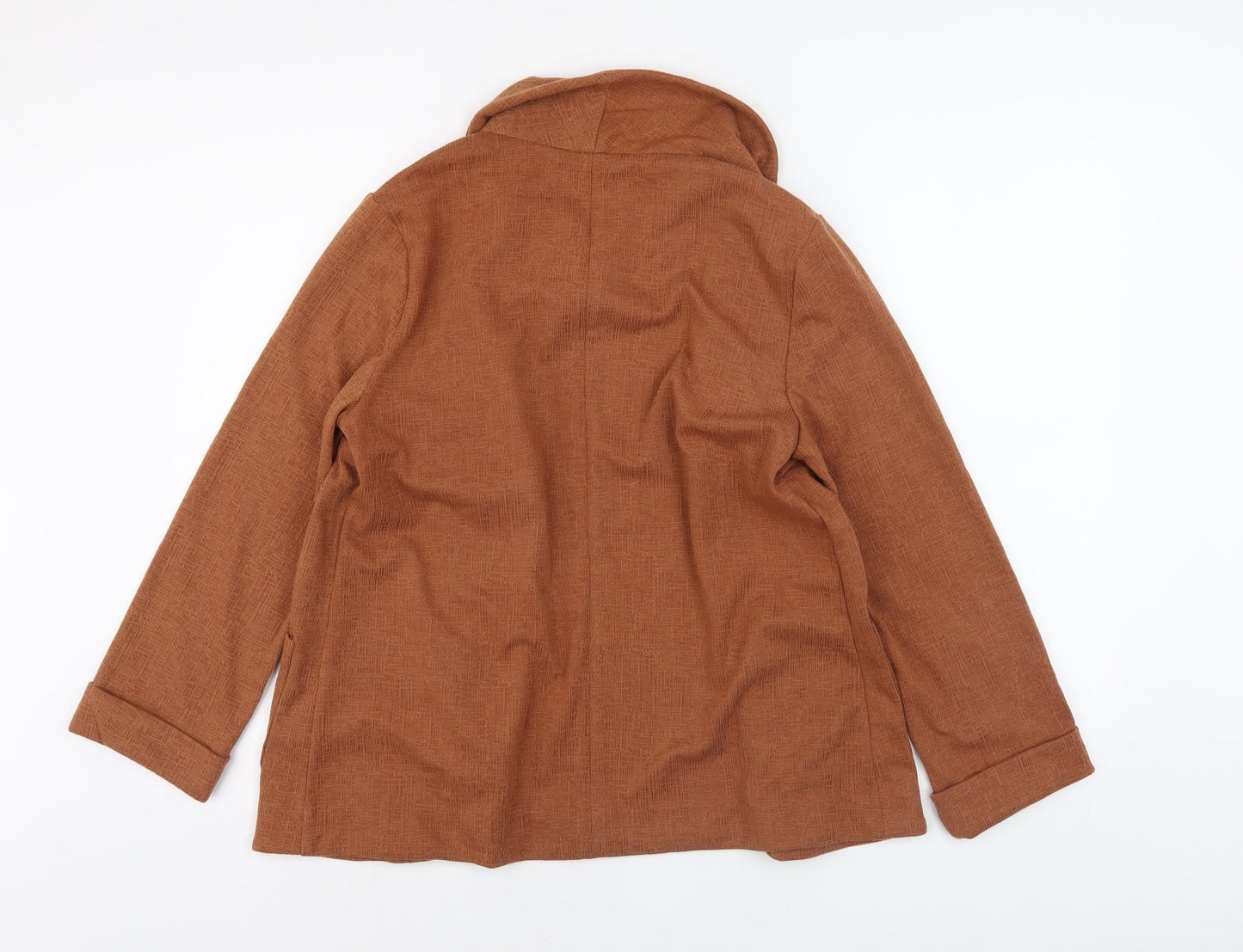 Womens UK Size 12 Dorothy Perkins Brown Basic Jacket