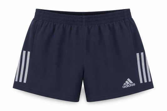Adidas Boys Blue Athletic Running Shorts M
