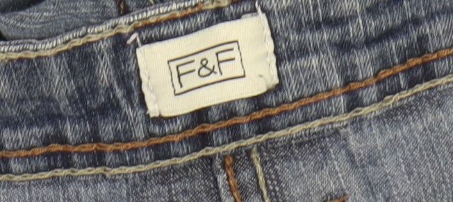 F&F Women's Blue Denim Jeans Size 12