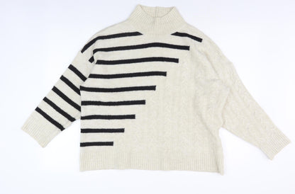 Womens UK Size L M&Co Ivory Pullover Jumper