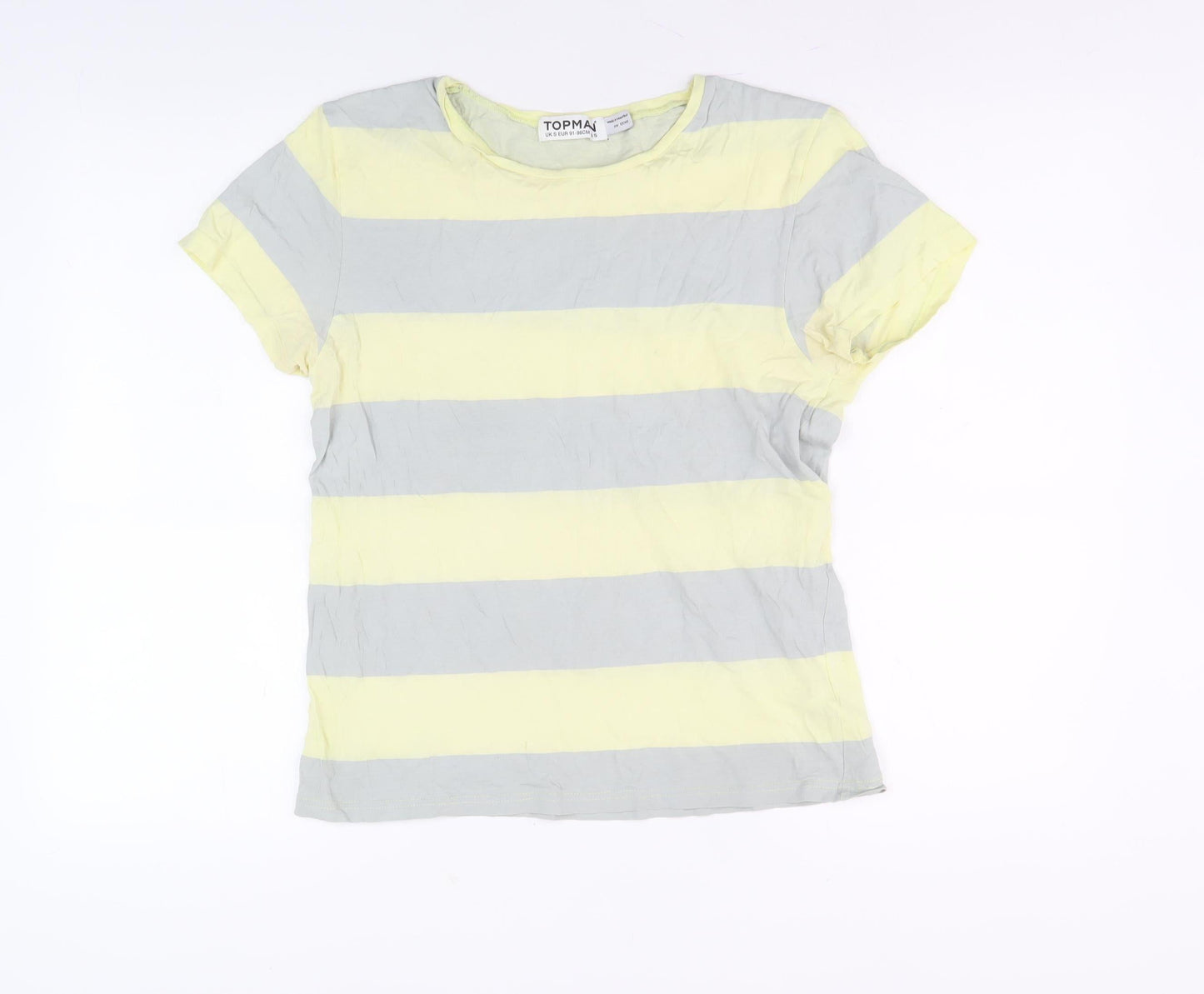 Topman Men's Multicoloured Striped T-Shirt Size S