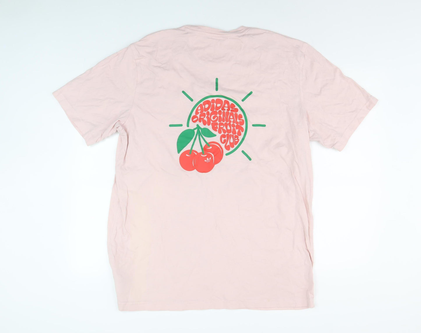 Unisex Adults UK Size L adidas Pink Basic T-Shirt