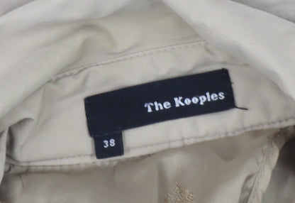 Mens UK Size 38 The Kooples Beige Trench Coat