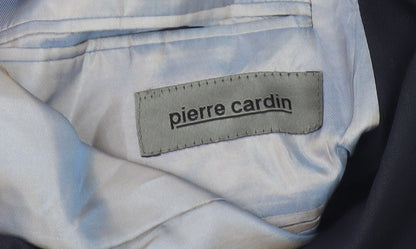 Pierre Cardin Men's Blue Blazer Jacket, Single-Breasted 40L