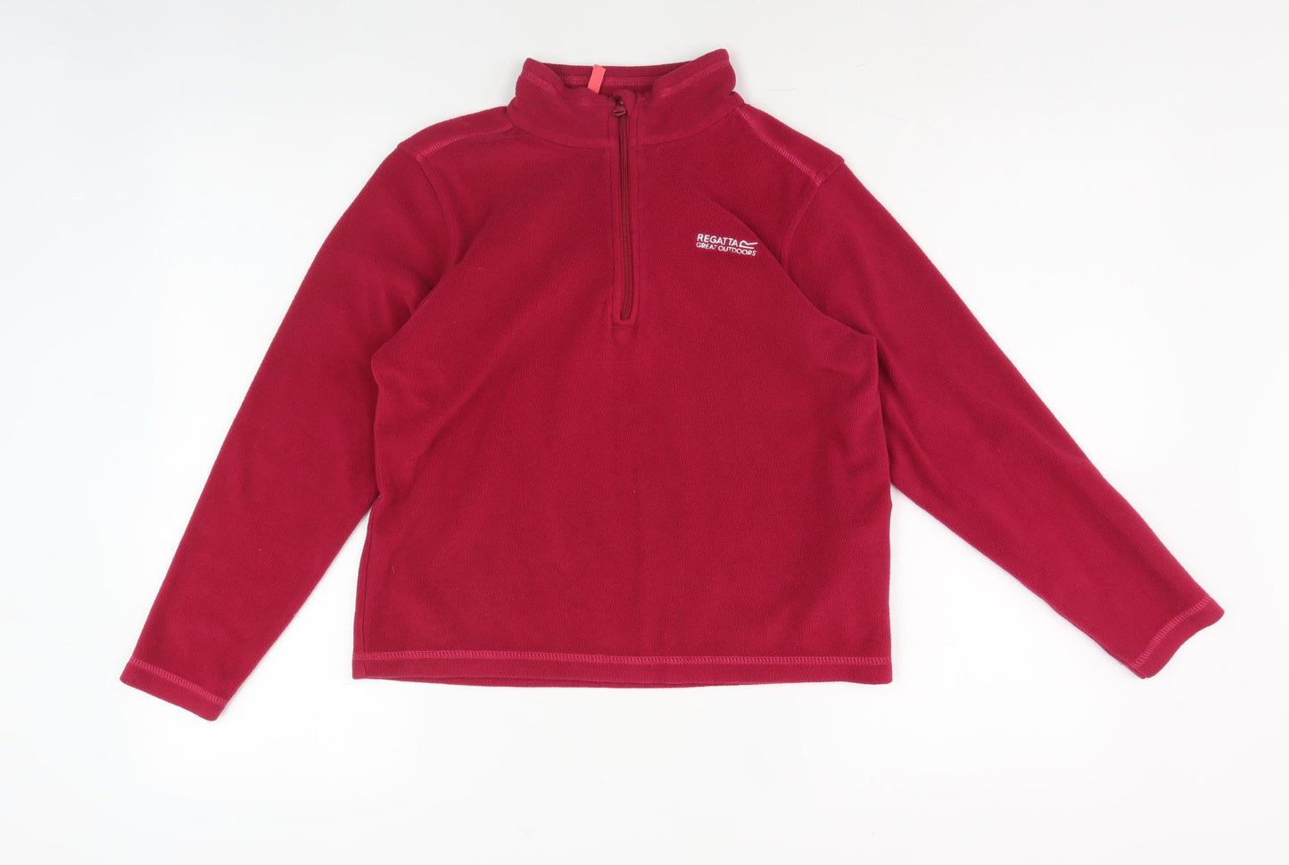 Regatta Girls Red Pullover Fleece Sweatshirt - Size 11-12