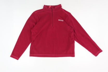 Regatta Girls Red Pullover Fleece Sweatshirt - Size 11-12