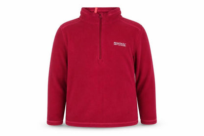 Front view of Regatta girls’ red pullover fleece sweatshirt -, size 11-12
