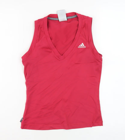 Adidas Women's Red V-Neck Tank for Training Size 10