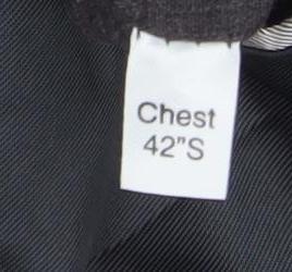Mens UK Size 42 Moss Regular Black Suit Jacket