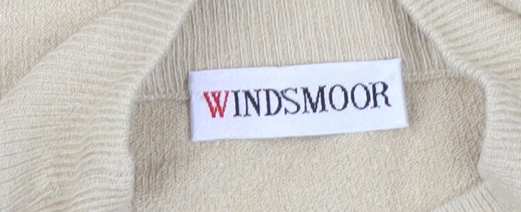 Womens UK Size L Windsmoor Beige Pullover Jumper
