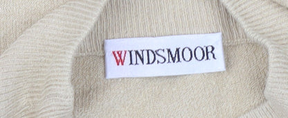 Womens UK Size L Windsmoor Beige Pullover Jumper