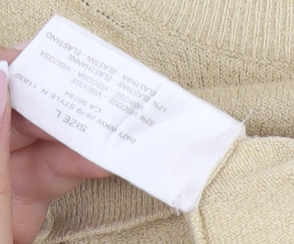 Womens UK Size L Windsmoor Beige Pullover Jumper