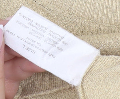Womens UK Size L Windsmoor Beige Pullover Jumper