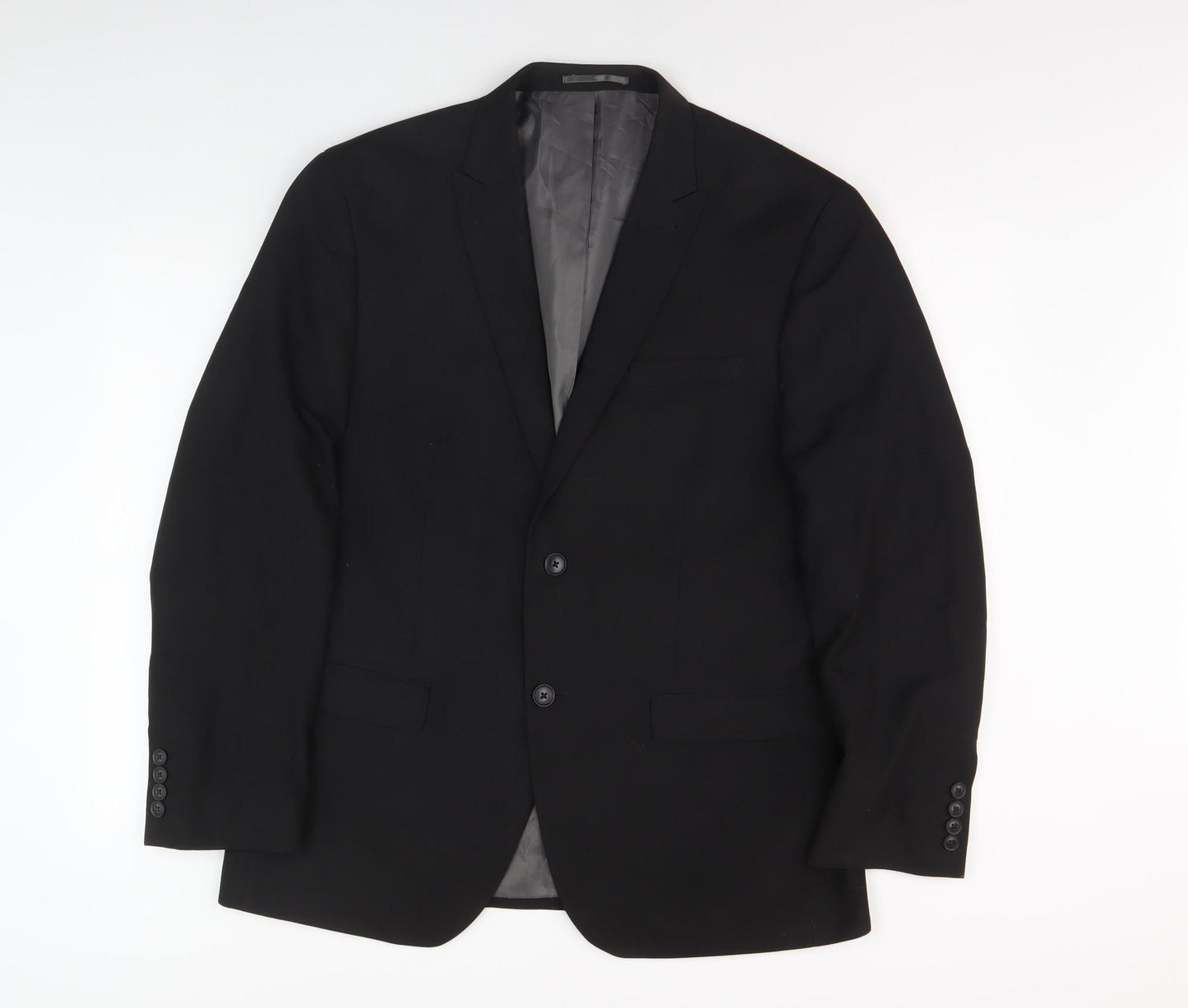 Mens UK Size 42 NEXT Regular Black Suit Jacket