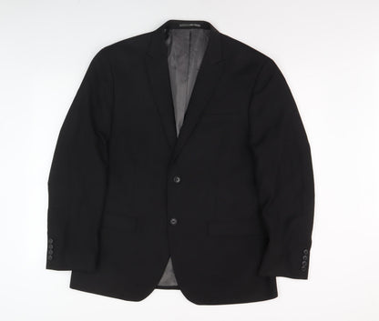 Mens UK Size 42 NEXT Regular Black Suit Jacket