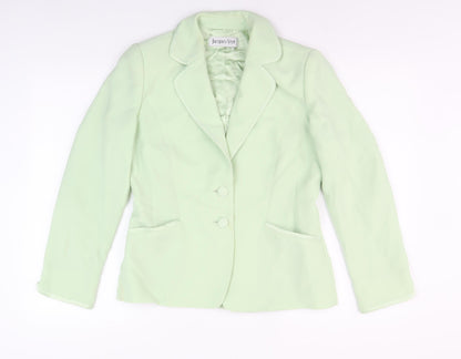 Jacques Vert Women's Green Suit Jacket, Size 10