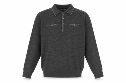 Mens UK Size S Jeff Banks Grey Pullover Jumper