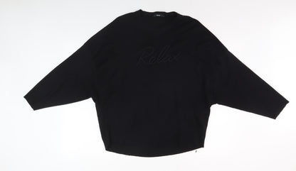 Mens UK Size M Diesel Black Pullover Sweatshirt