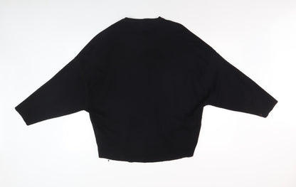 Mens UK Size M Diesel Black Pullover Sweatshirt