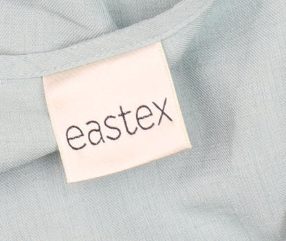 Womens UK Size 14 Eastex Green Basic Blouse