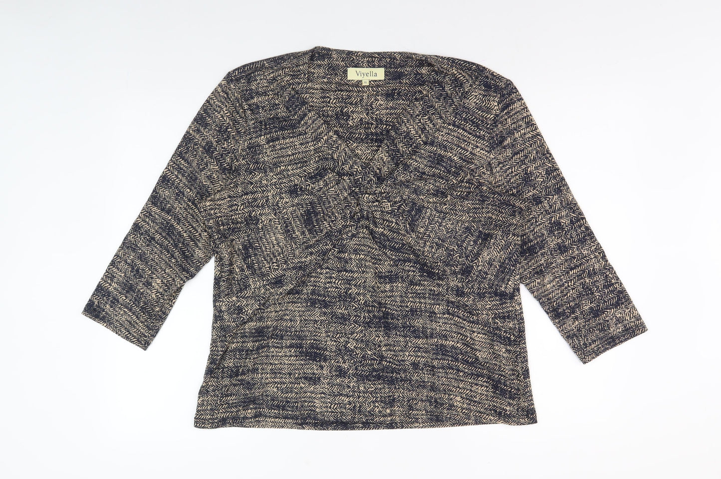 Womens UK Size XL Viyella Multicoloured Basic Blouse