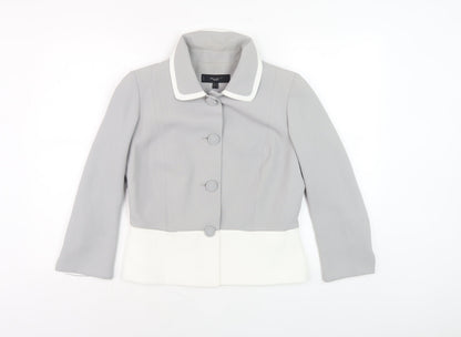 Un Jour Ailleurs Women's Grey Basic Jacket 12