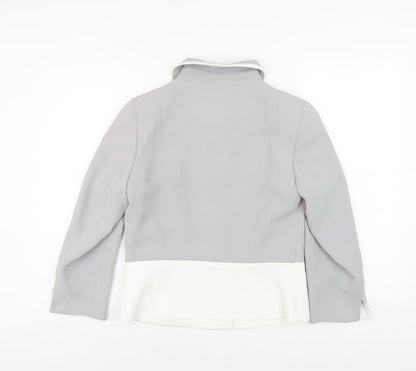 Un Jour Ailleurs Women's Grey Basic Jacket 12